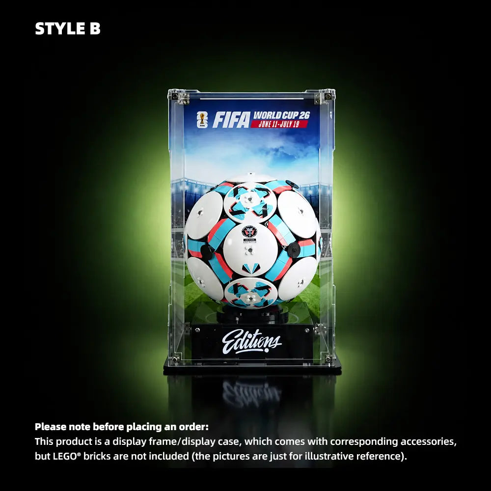 Acrylic Display Case for LEGO® Soccer Ball (43019)