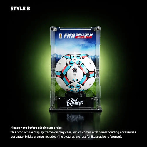 Vitrine Acrylique LEGO pour Ballon de Football (43019)