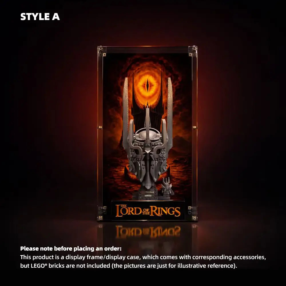 LEGO Display Case for For The Lord of the Rings: Sauron's Helmet (11373)