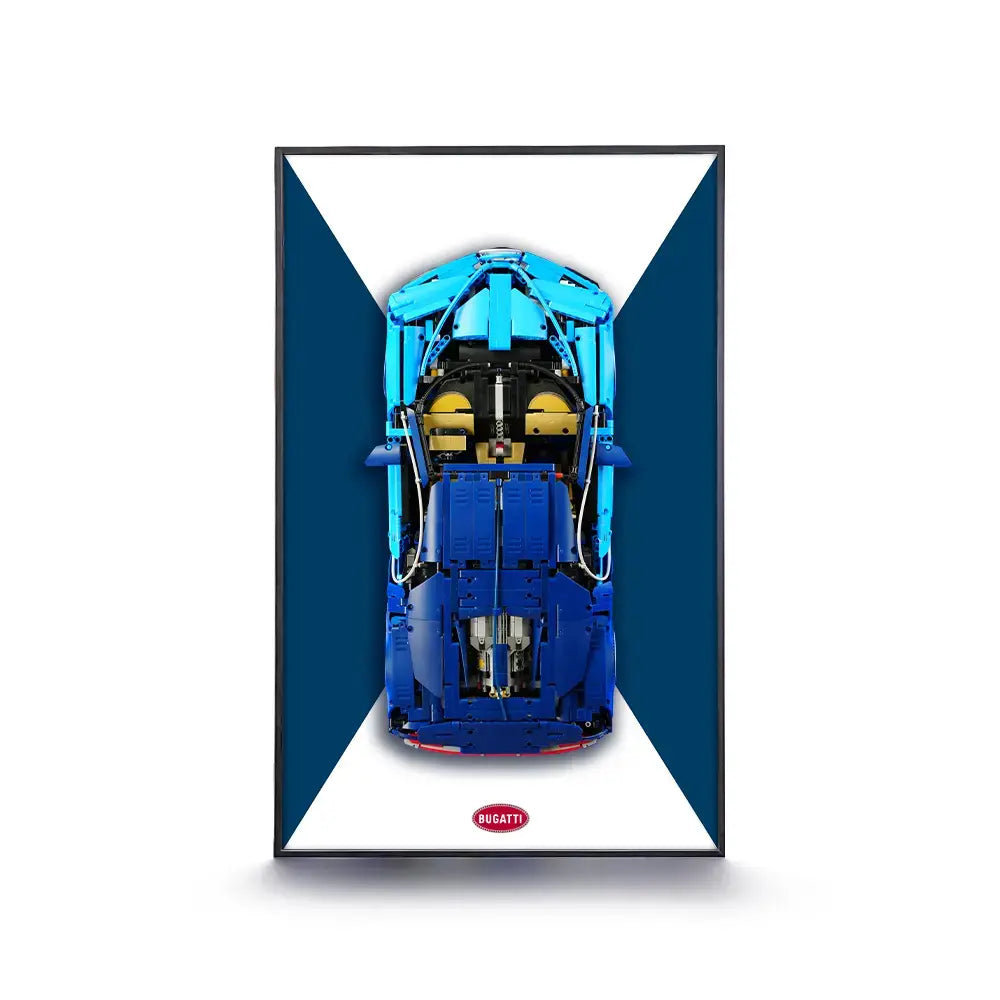 Auto-Wandmontagerahmen für LEGO™ Bugatti Chiron（42083）