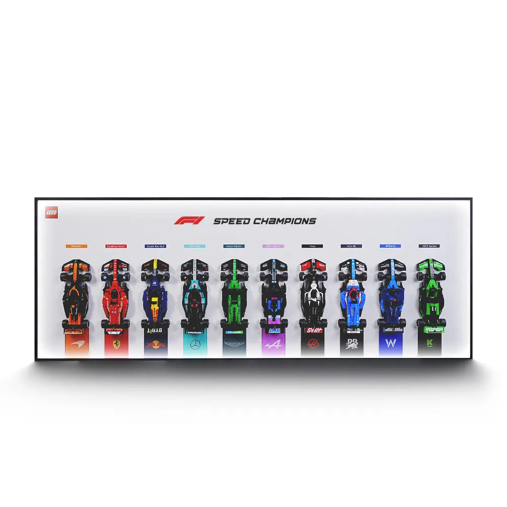 Cadre d'exposition LEGO™  Speed Champion F1 series PLUS