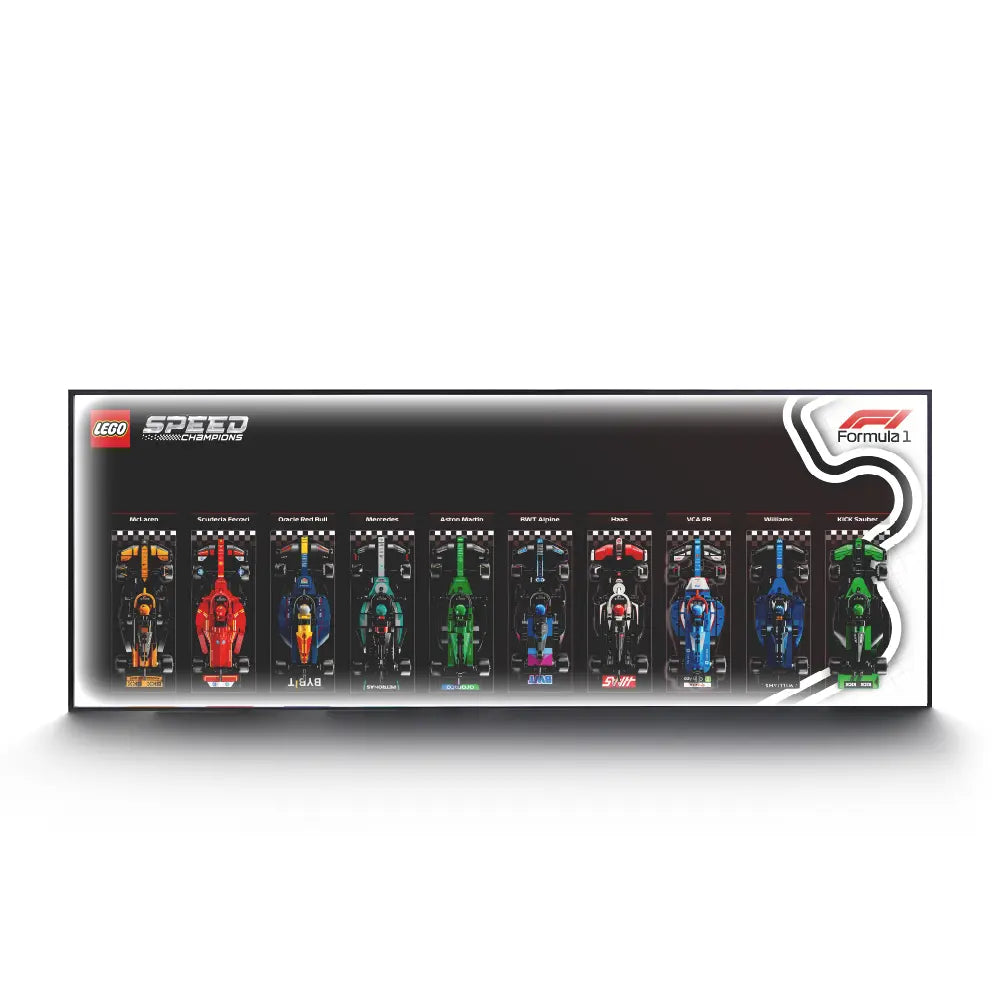 Cadre d'exposition LEGO™  Speed Champion F1 series PLUS