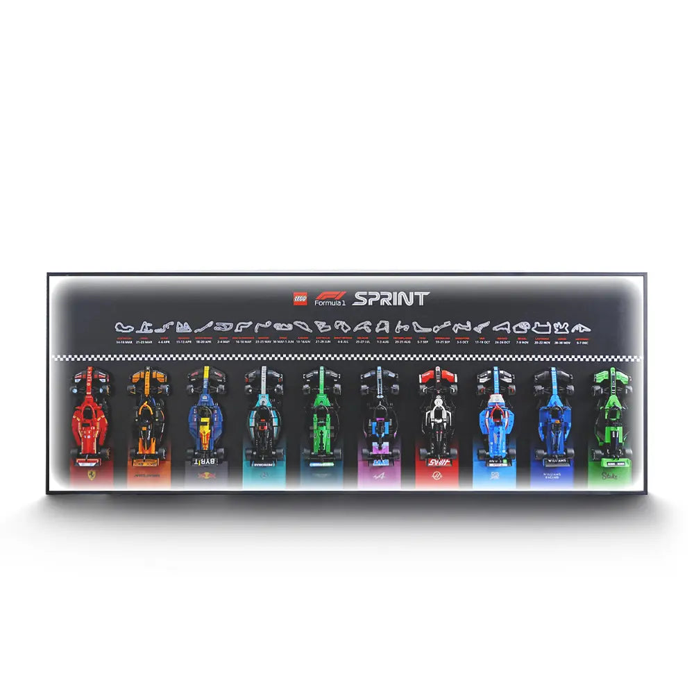 Cadre d'exposition LEGO™  Speed Champion F1 series PLUS