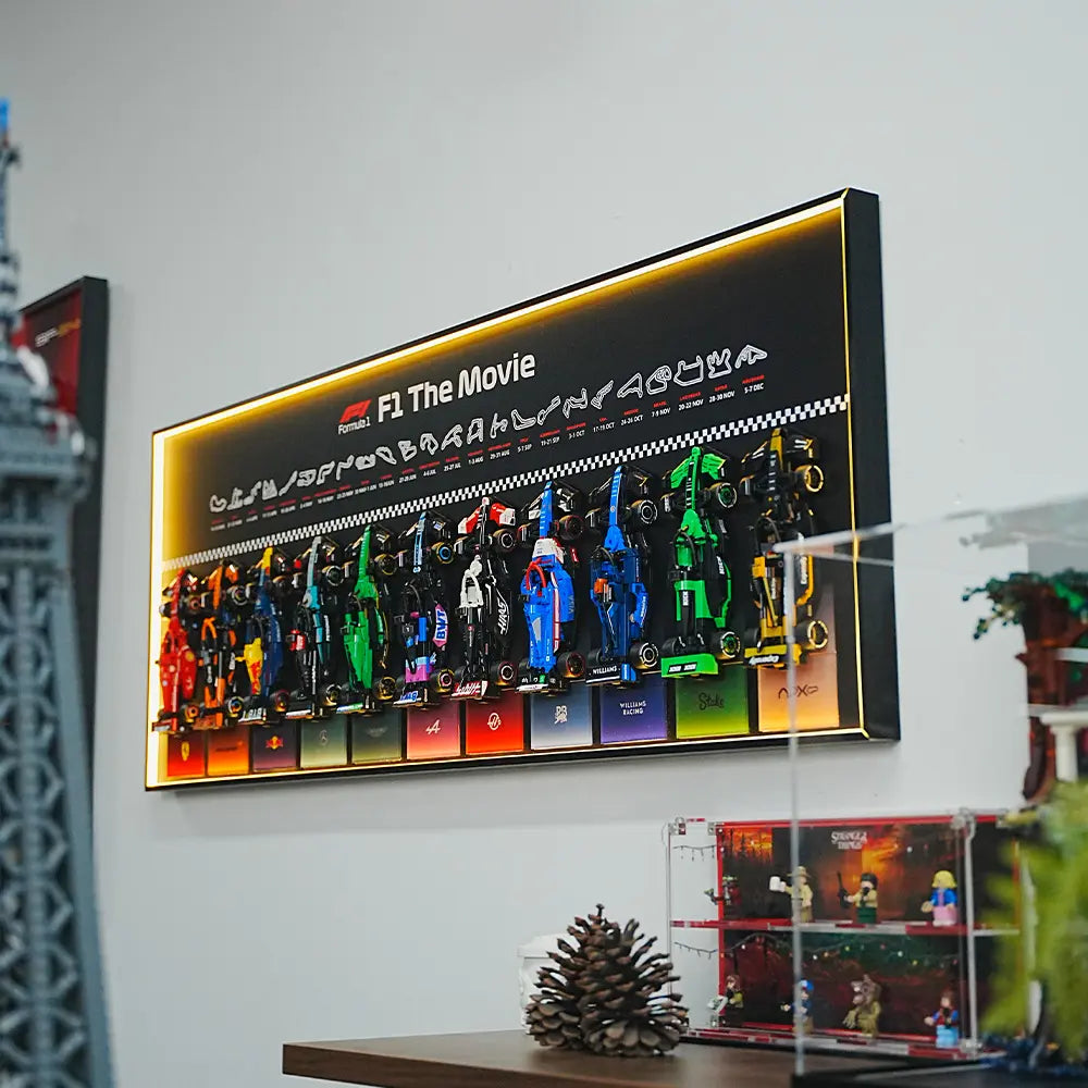 Cadre d'exposition LEGO™  Speed Champion F1 series PLUS
