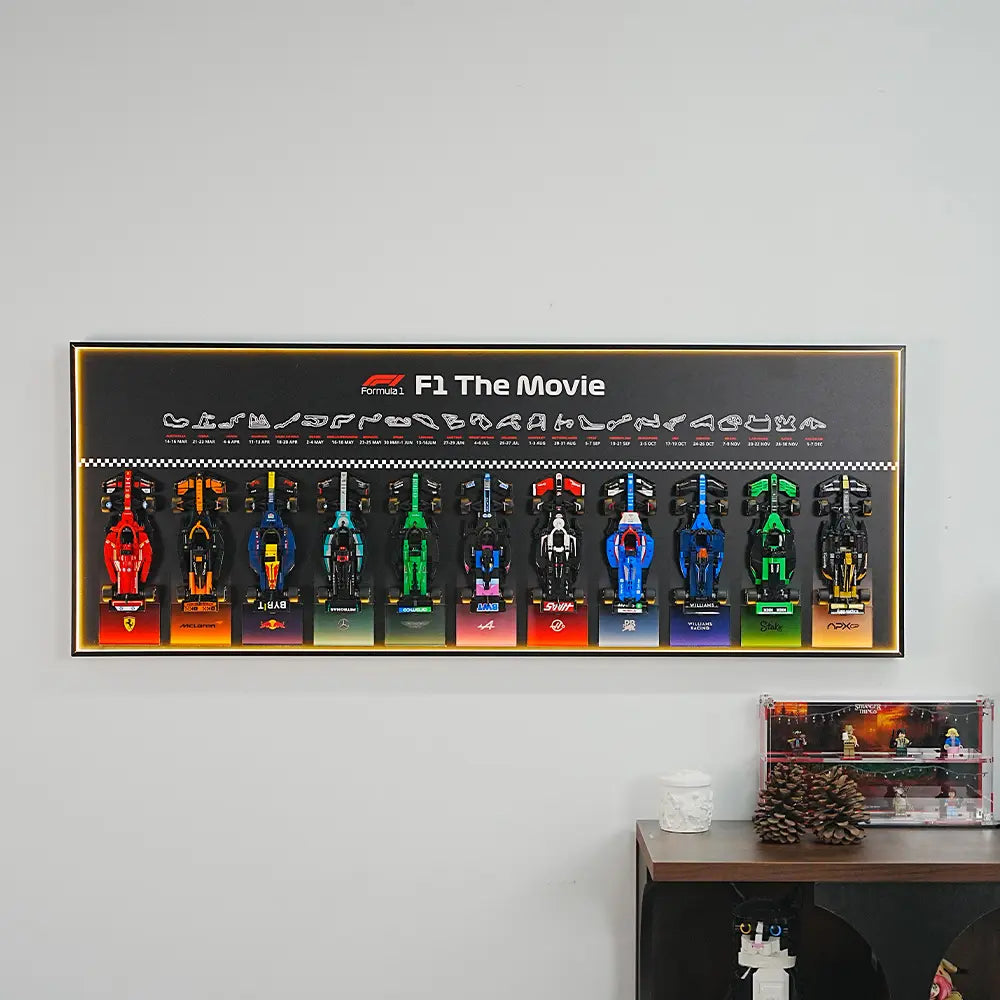 Cadre d'exposition LEGO™  Speed Champion F1 series PLUS