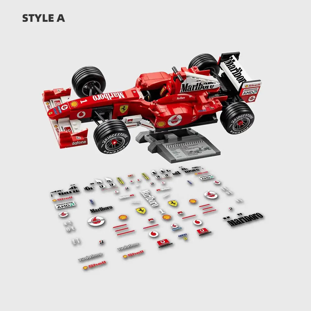 LEGO Display Case & Stickers for Icons: F1 Legends (10330, 10353, 11375)
