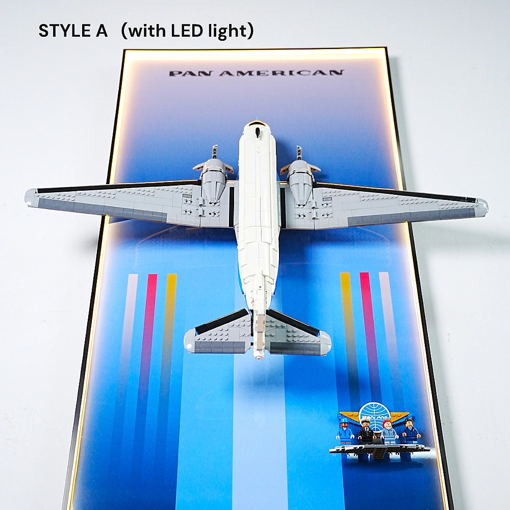 Wall Display Frame for LEGO® Douglas DC-3 PAN AM Airliner (11378)