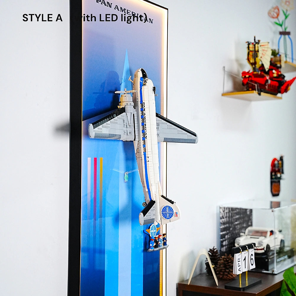 Wall Display Frame for LEGO® Douglas DC-3 PAN AM Airliner (11378)