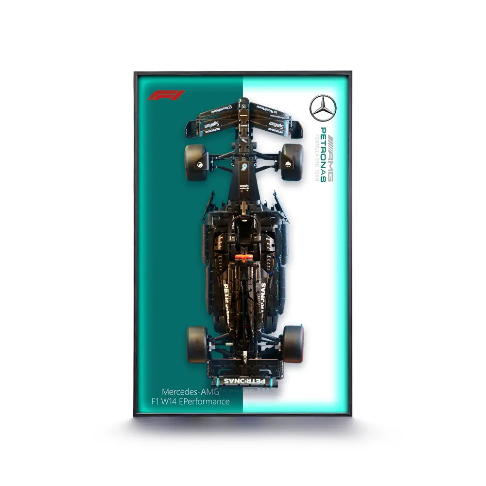 Cadre d'exposition LEGO™ Mercedes-AMG F1 W14 E Performance（42171）