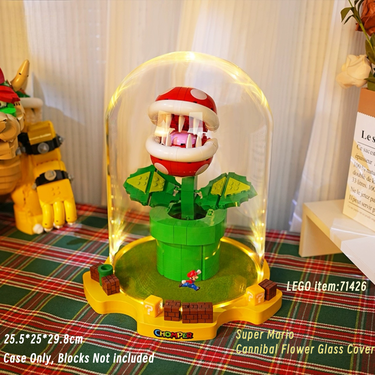 Acrylic Display Case for 71426 Piranha Plant