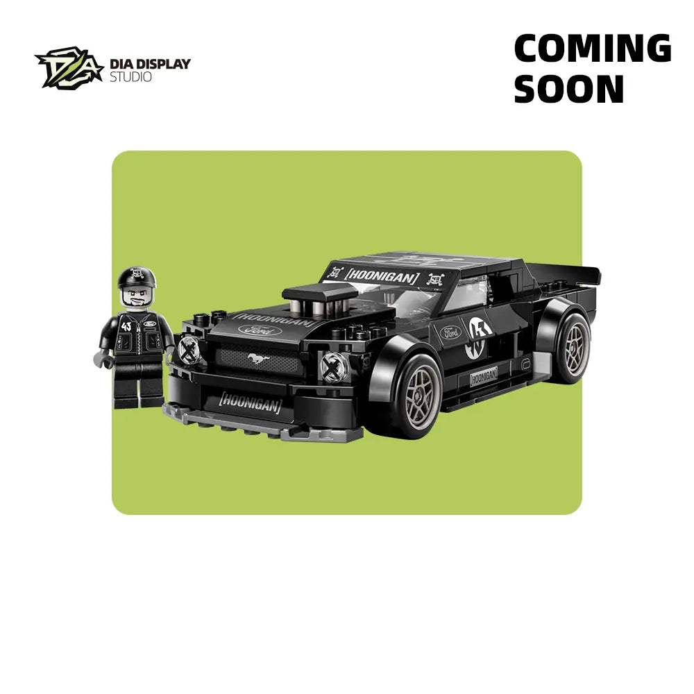 Acrylic Display Case for LEGO® For Speed Champions Ken Block's '65 Ford Mustang Hoonicorn V1 (77262)