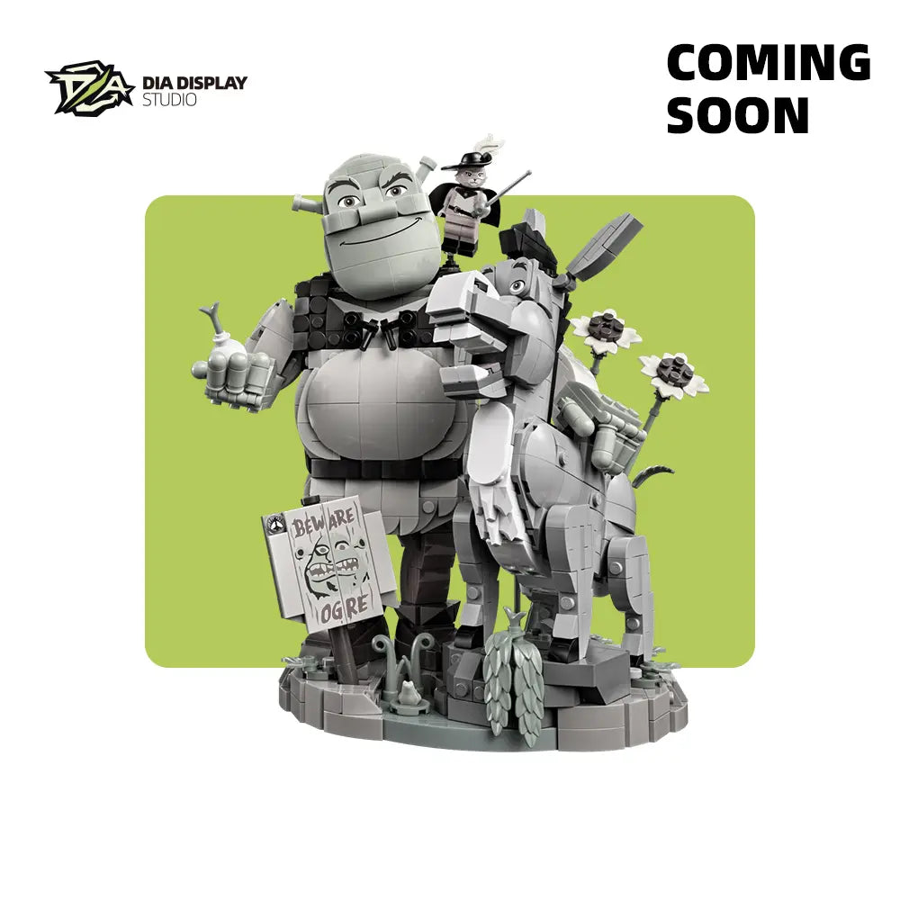 Acrylic Display Case for LEGO® Shrek, Donkey & Puss in Boots (72423)