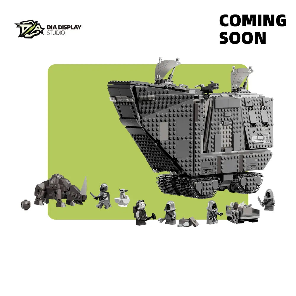 Wall Display Frame for LEGO® Star Wars™ Offworld Sandcrawler™ and Mudhorn (75453)