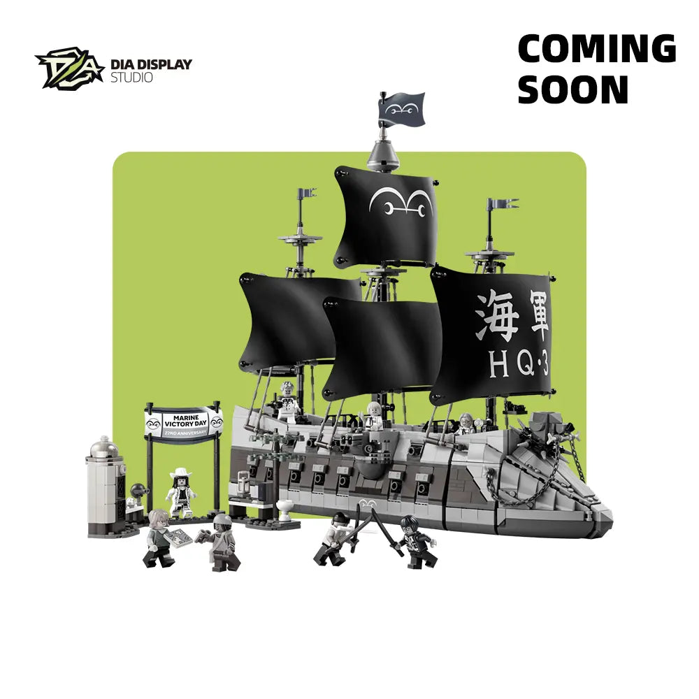 Wall Display Frame for LEGO® Garp's Marine Battleship (75646)