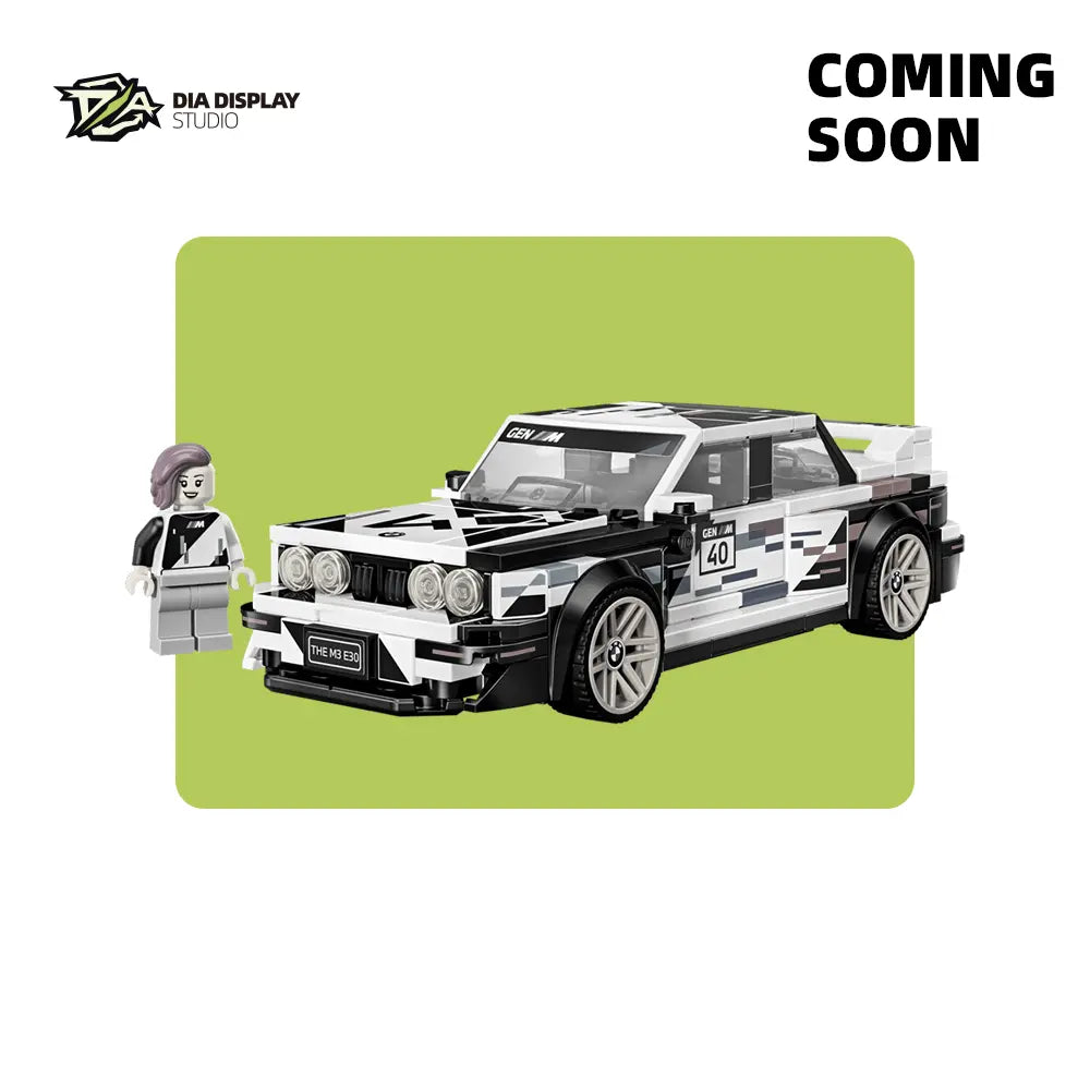Wall Mountable Display Case for LEGO® Speed Champions BMW M3 (E30) (77263)