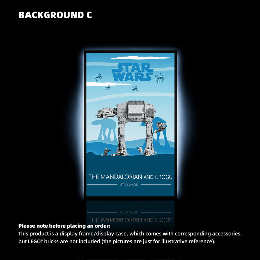 [pre-sale]Wall Display Frame for LEGO® Star Wars™ Imperial Remnant AT-AT™ with INT-4 (75454)