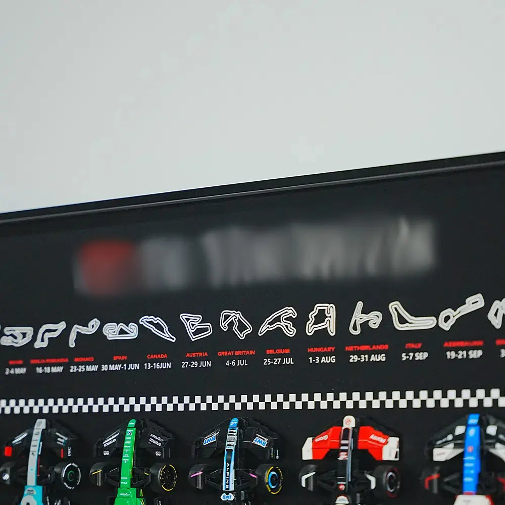 LEGO F1 Display  Frame for Speed Champions Series The Movie
