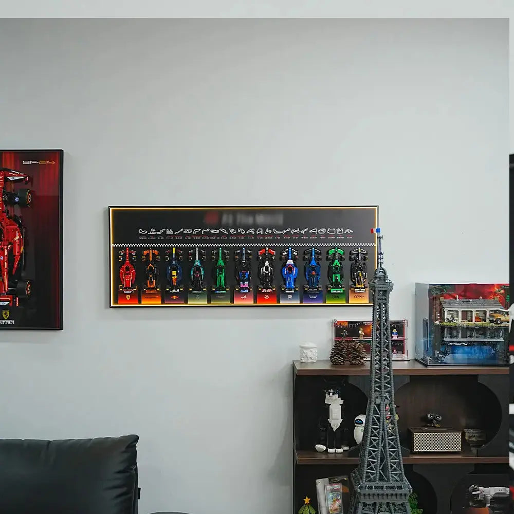 LEGO F1 Display  Frame for Speed Champions Series The Movie