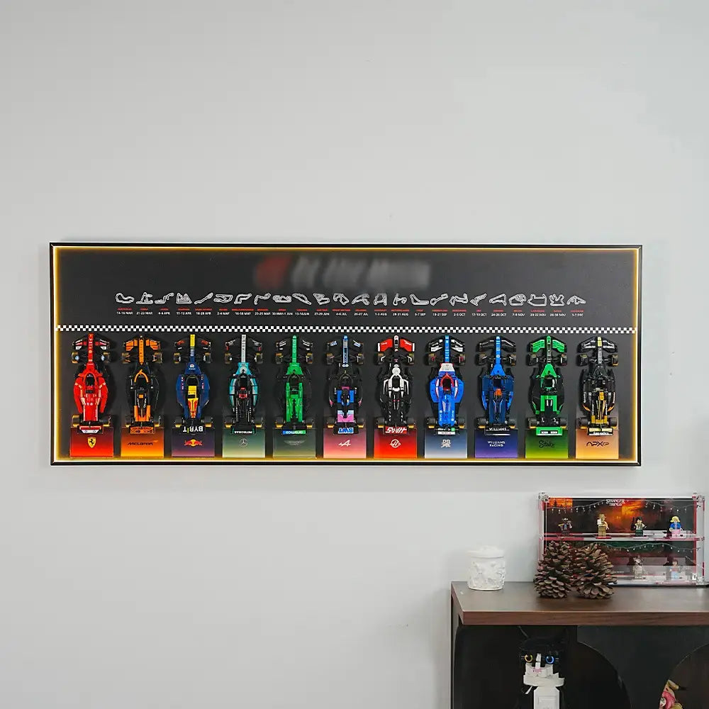 LEGO F1 Display  Frame for Speed Champions Series The Movie