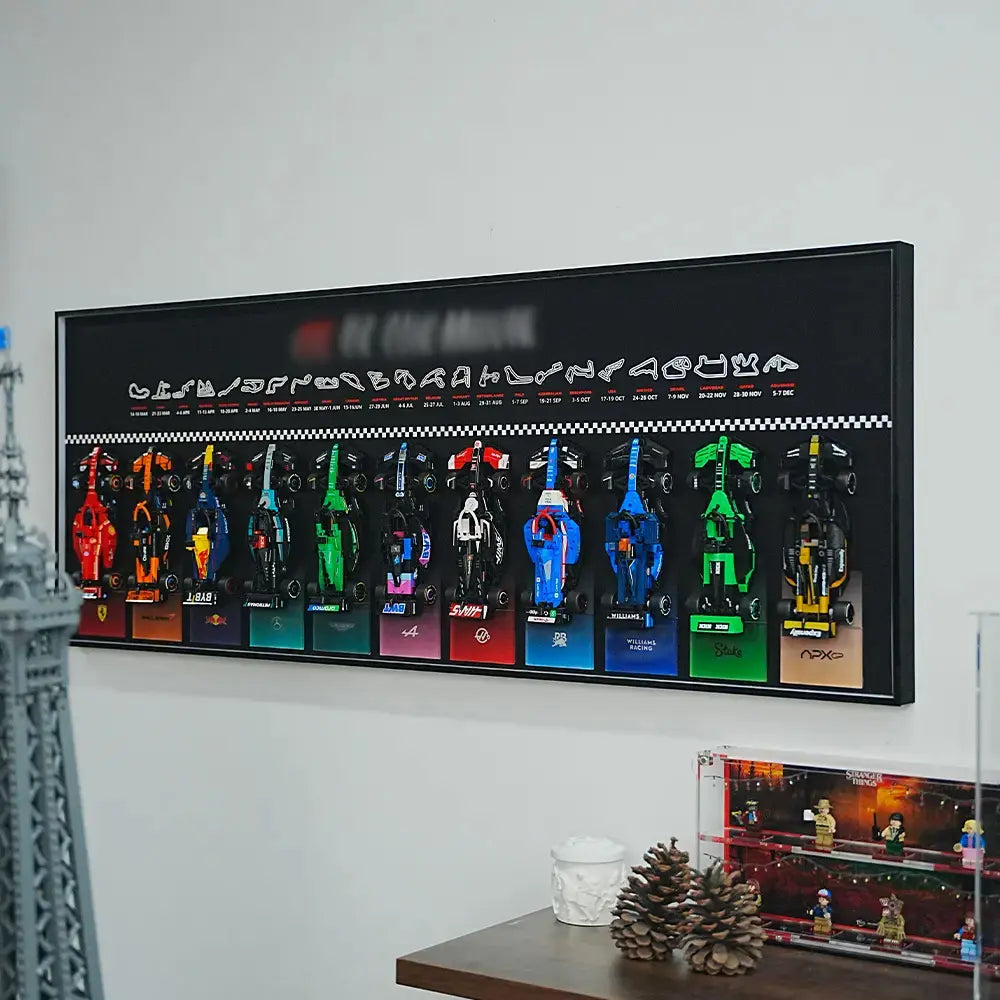 LEGO F1 Display  Frame for Speed Champions Series The Movie