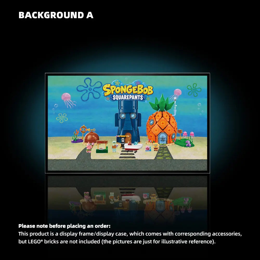 [pre-sale]Wall Display Frame for LEGO® Icons SpongeBob SquarePants: Bikini Bottom (11386)