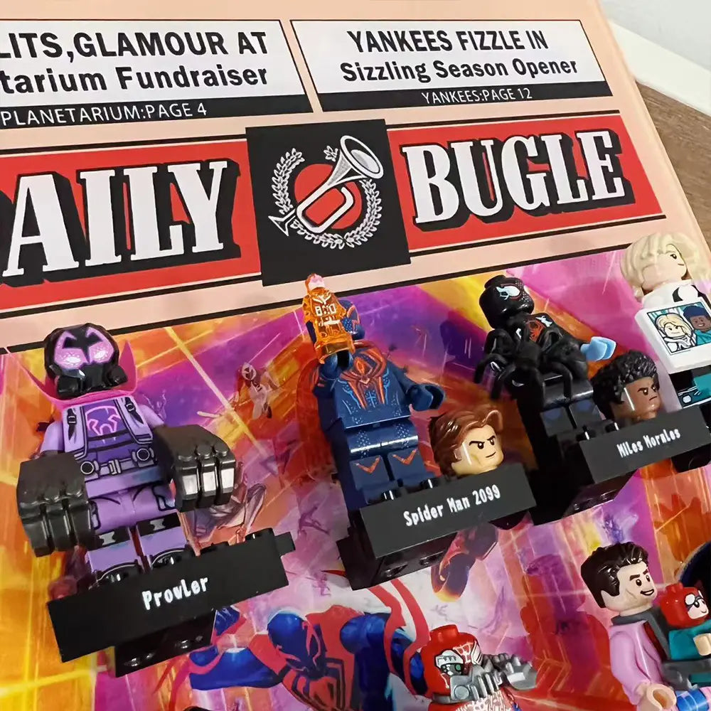 LEGO™  wooden Show Case for Spider-Man: Across the Spider-Verse Minifigures Plus (71050)