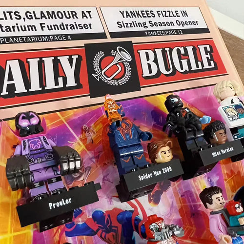 LEGO™  wooden Show Case for Spider-Man: Across the Spider-Verse Minifigures Plus (71050)