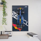 Cadre d'exposition LEGO™ Oracle Red Bull Racing RB20 F1 Car（42206）