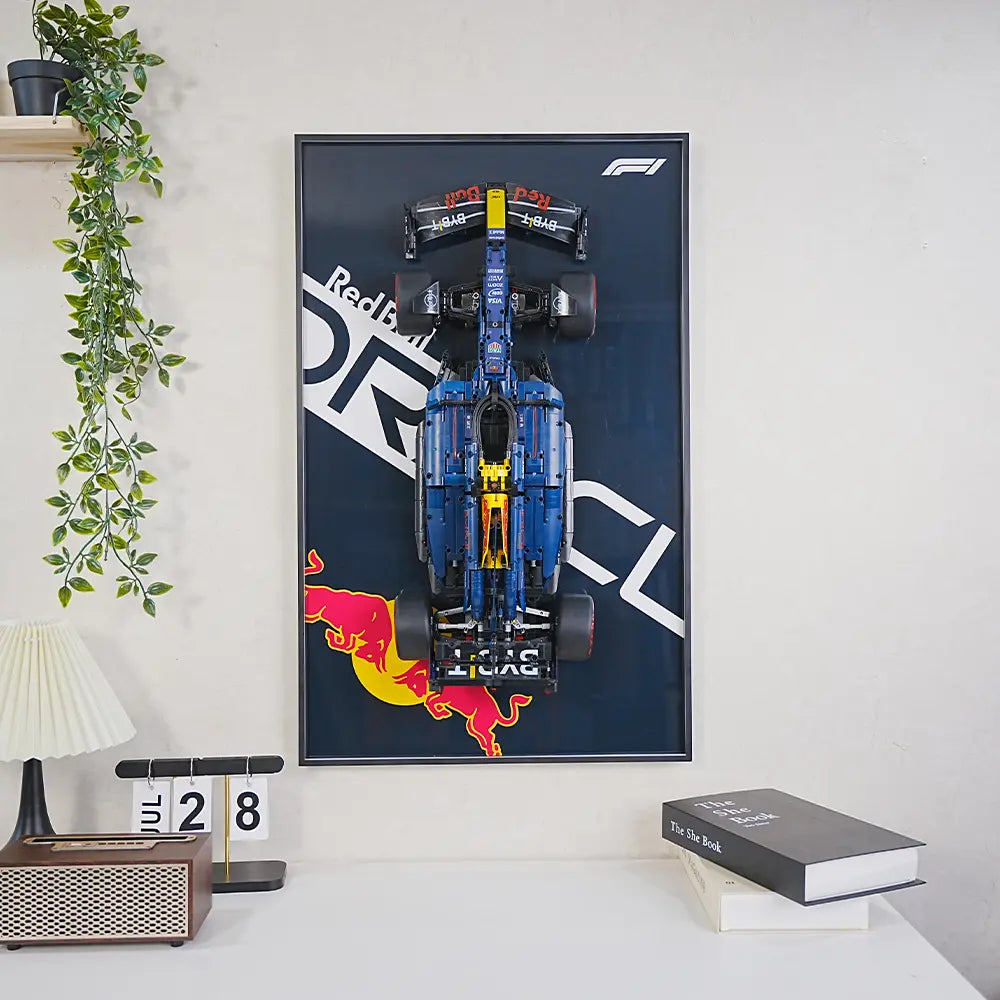 Cadre d'exposition LEGO™ Oracle Red Bull Racing RB20 F1 Car（42206）