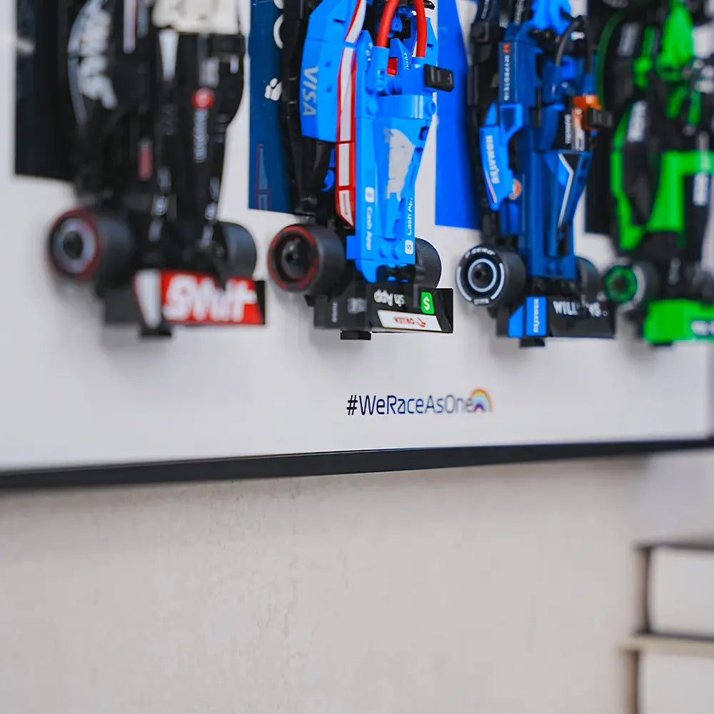 Auto-Wandmontagerahmen für LEGO™ Speed Champions F1-Serie