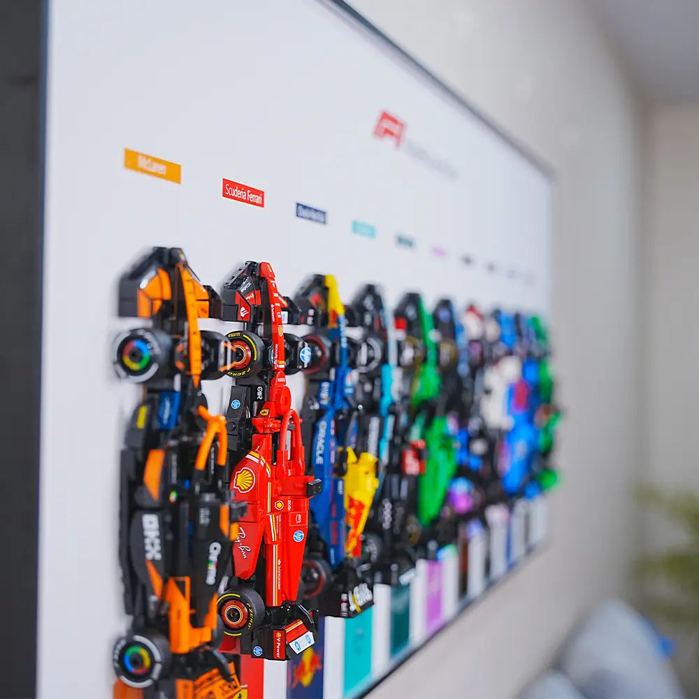 Cadre d'exposition LEGO™  Speed Champion F1 series PLUS