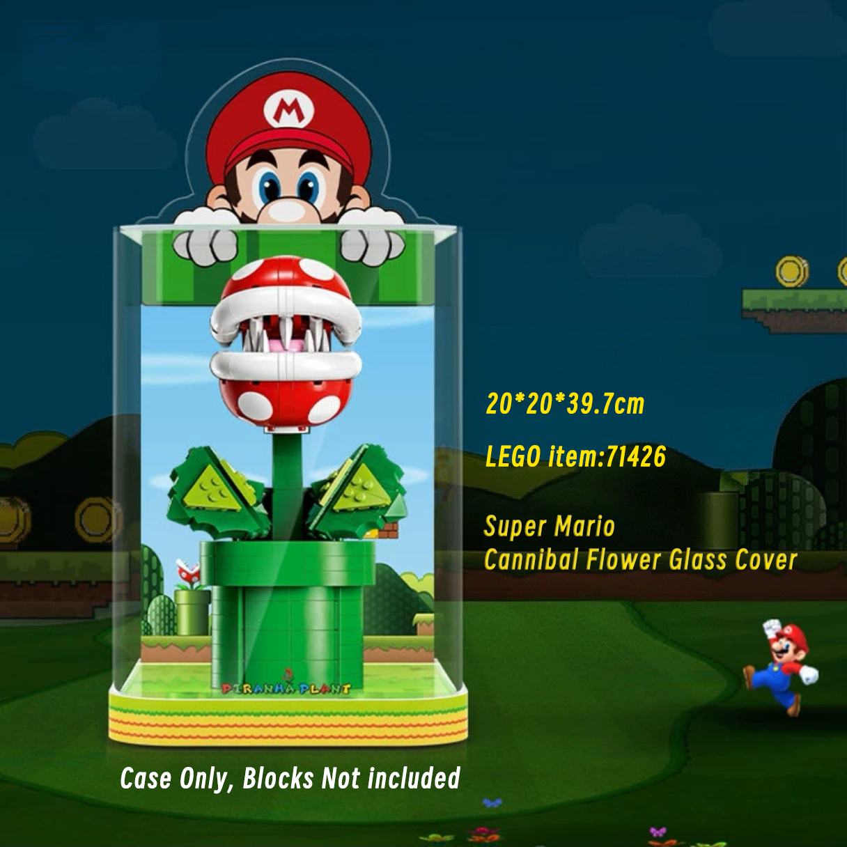 Acrylic Display Case for 71426 Piranha Plant