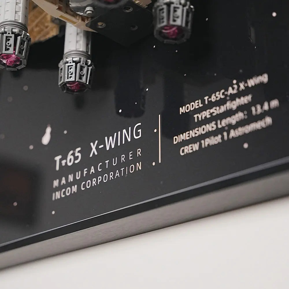 X Wing Frame Wall Display Frame for LEGO® Star Wars™ X-Wing Starfighter (75355 ...