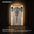 Wall Display Frame for LEGO® Star Wars™ The Mandalorian's N-1 Starfighter (75442)