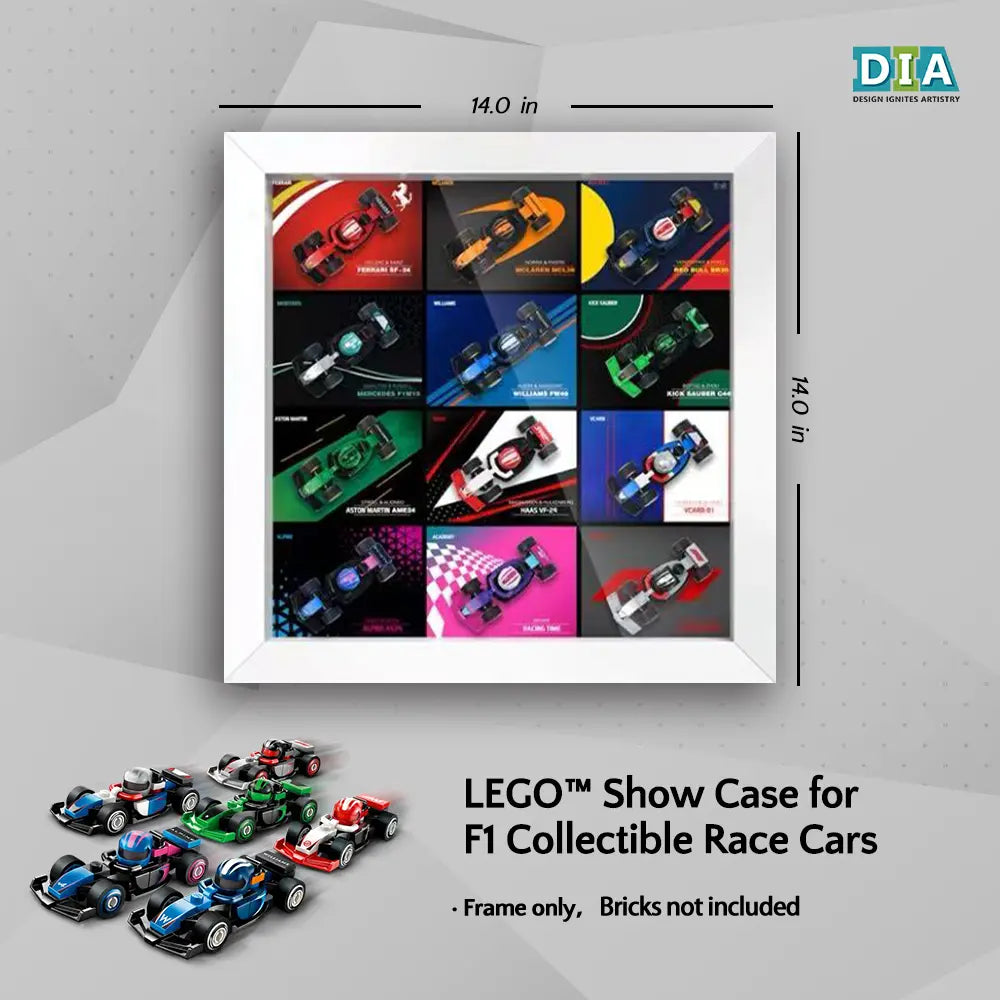 LEGO™ Show Case for F1 Collectible Race Cars Plus（71049）