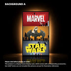 Wall Display Frame for LEGO Star Wars, Batman & Marvel Logos (75407, 76330, 76313)