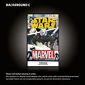 Wall Display Frame for LEGO Star Wars, Batman & Marvel Logos (75407, 76330, 76313)