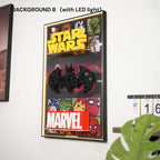 LEGO Display Frame for Marvel & Batman & Star Wars Logo trinity(75407&76330&76313)