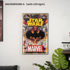LEGO Display Frame for Marvel & Batman & Star Wars Logo trinity(75407&76330&76313)
