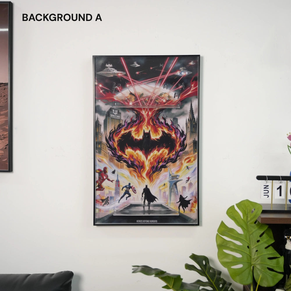 LEGO Display Frame for Marvel & Batman & Star Wars Logo trinity(75407&76330&76313)