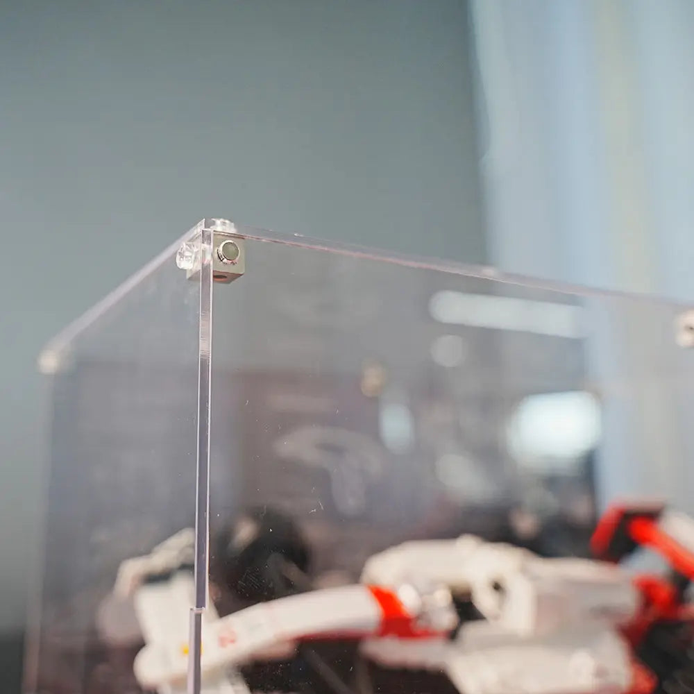 Acryl-Vitrine LEGO MCLAREN MP4/4 F1 & AYRTON SENNA