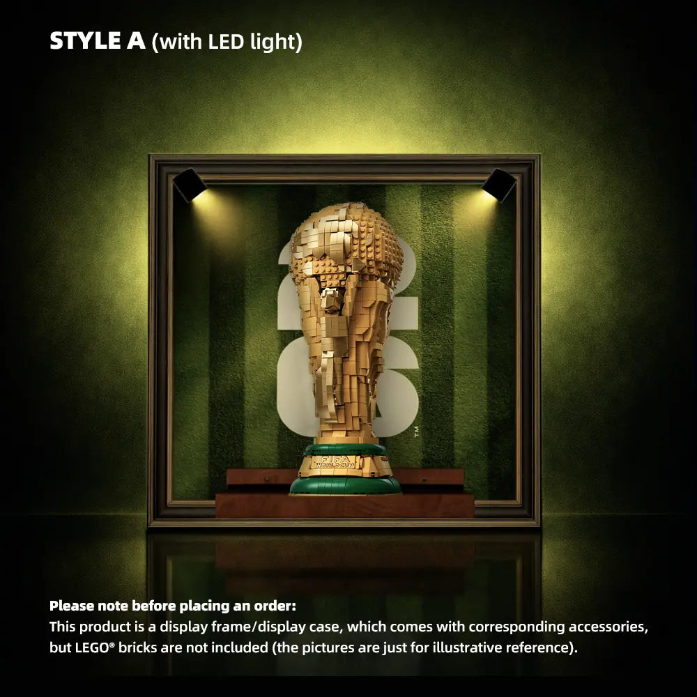 Wall Display Frame for LEGO® FIFA World Cup Official Trophy (43020)