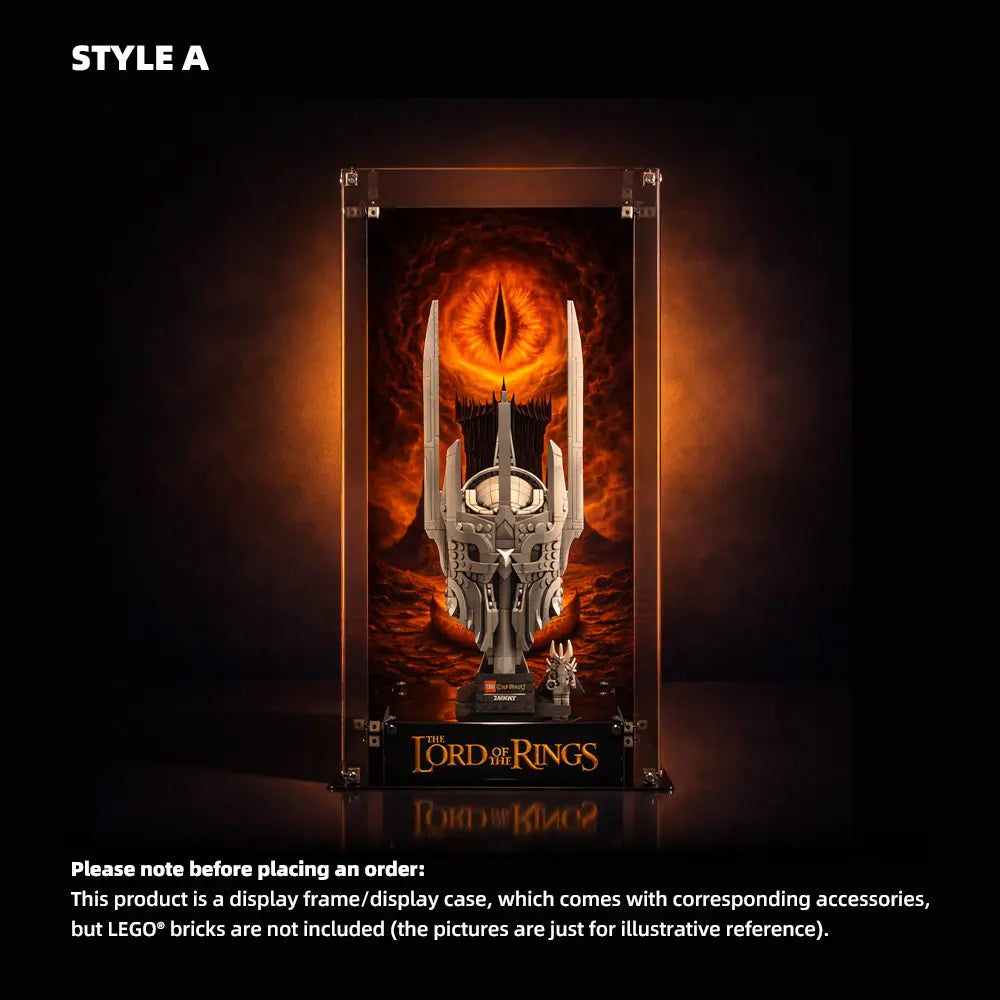 Acrylic Display Case for LEGO® The Lord of the Rings: Sauron's Helmet (11373)