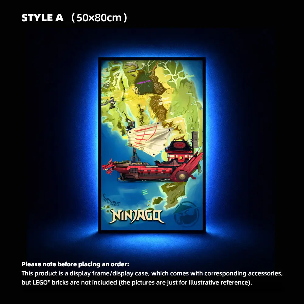 LEGO Display Frame for NINJAGO Destiny's Bounty (71705)
