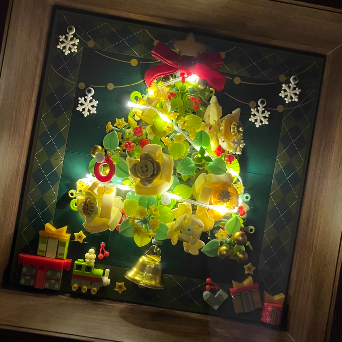 Christmas Tree Brick Display Frame