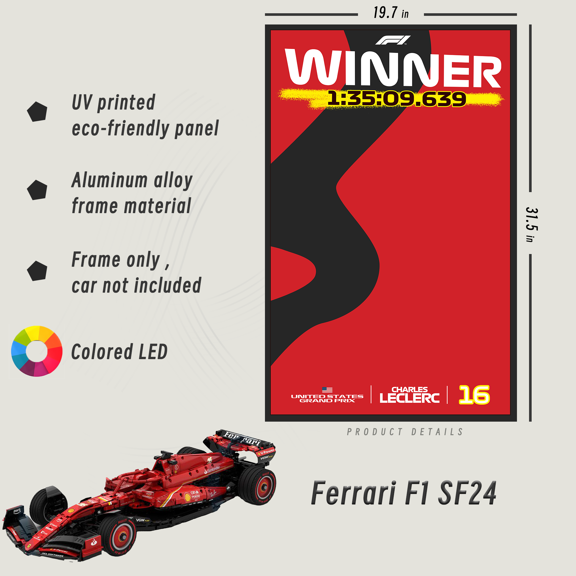 Display Frame for Ferrari F1 SF24