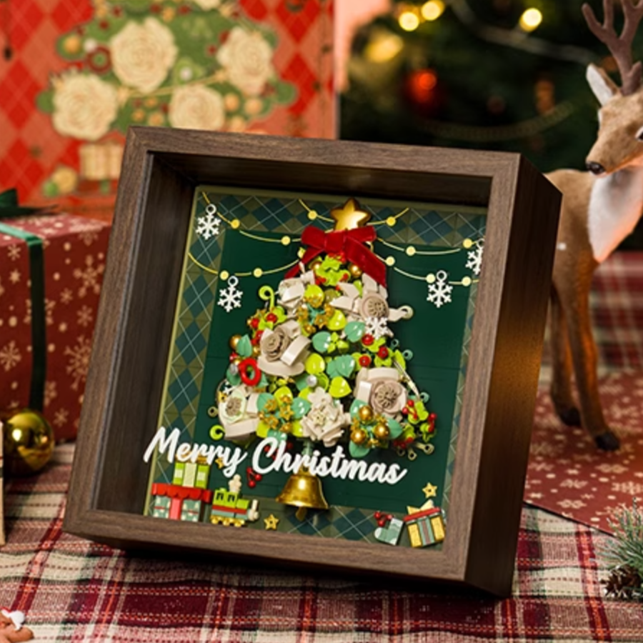 Christmas Tree Brick Display Frame