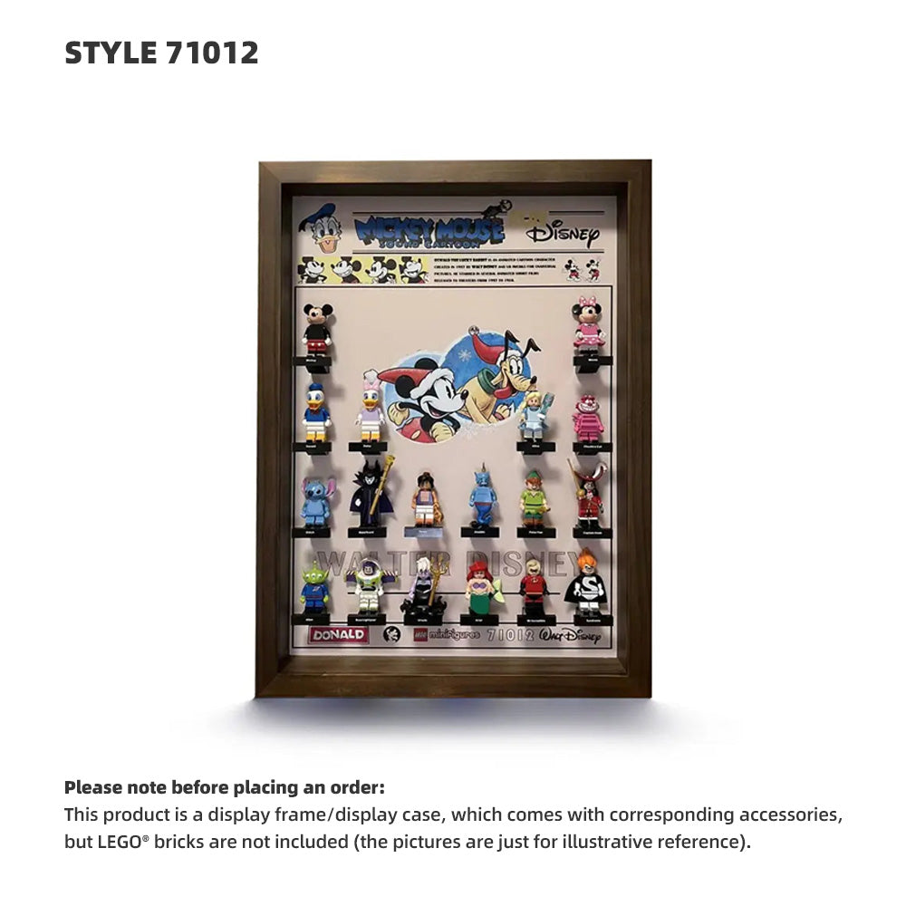 LEGO Display Case for Disney 100 Minifigures (71038)&(71024)&(71012)