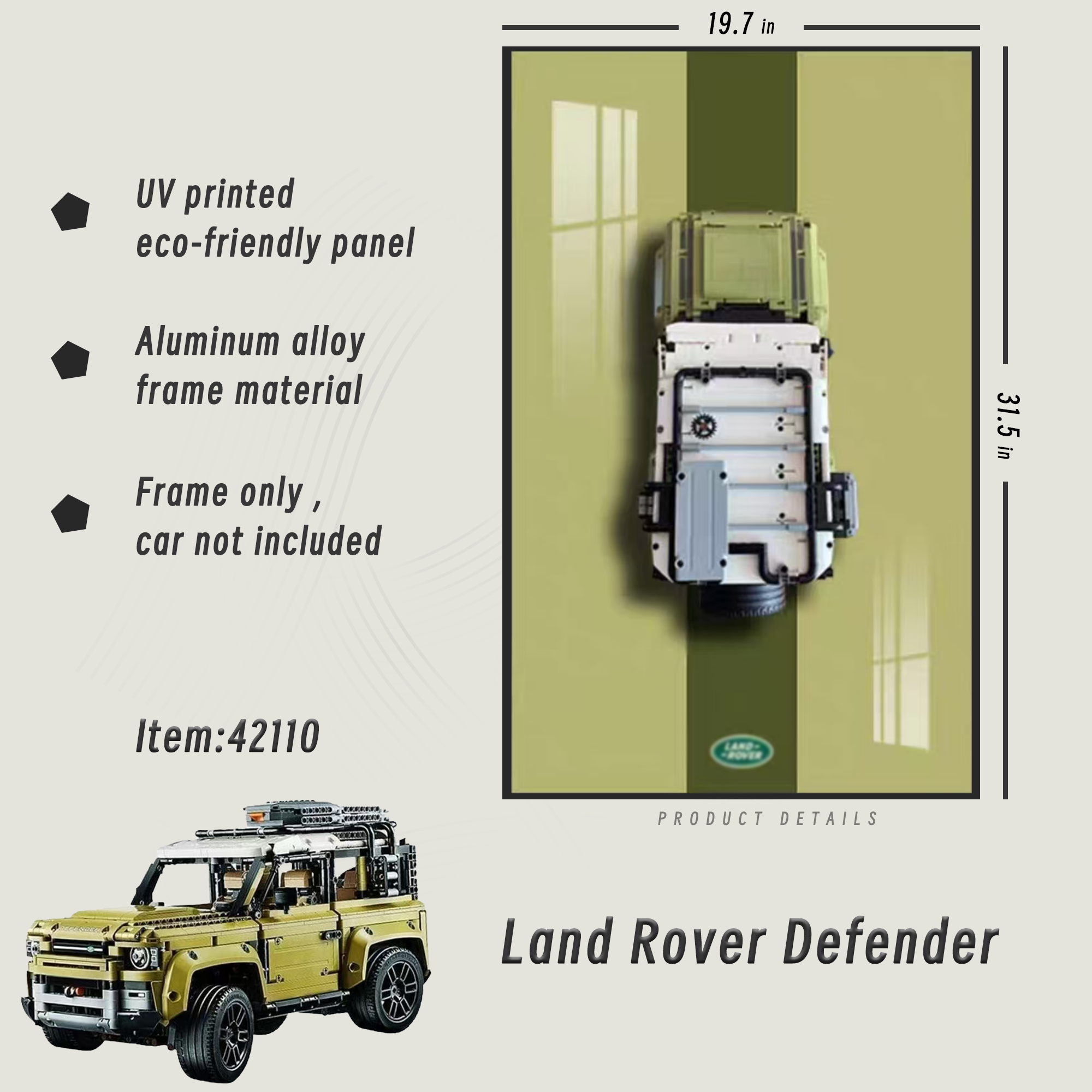 Display Frame for  Land Rover Defender