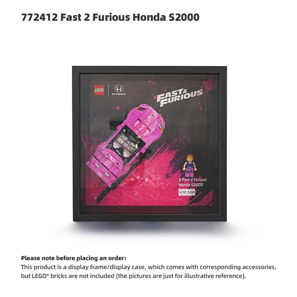 LEGO Display Case for Speed 2 Fast 2 Furious